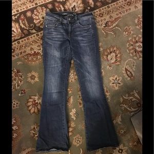 American Eagle Size 8 Bootcut dark wash Jeans